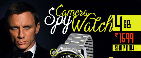 Spy Camera watch 4GB Rs. 1599 Shop Now >